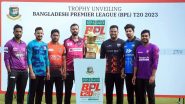 BPL Live Streaming in India: बांग्लादेश प्रीमियर लीग में ढाका डोमिनेटर और रंगपुर राइडर्स के बीच मुक़ाबला आज, यहां जानें कब- कहां और कैसे देखें लाइव मैच